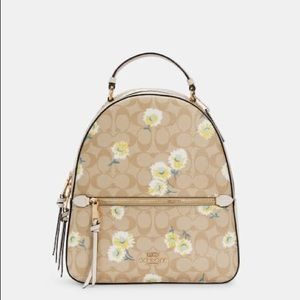 Coach backpack w/small wallet